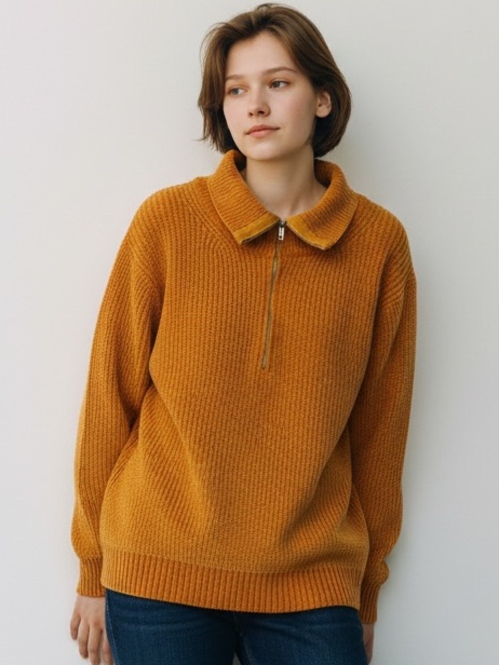 Urban Outfitters Nico Half Zip Sweater